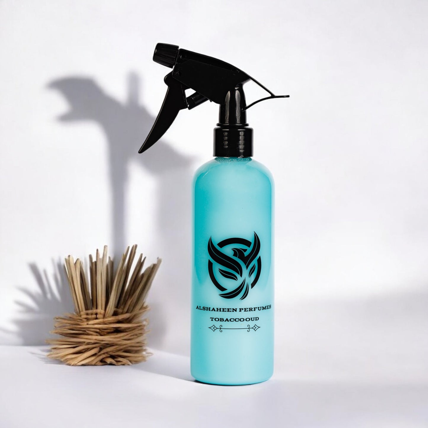 Alshaheen Perfumes Tobacco Oud Home Spray Lifestyle Shot
