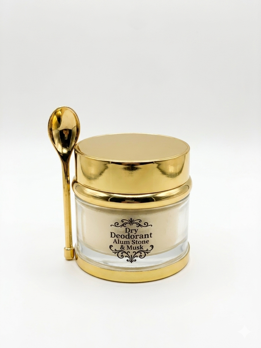 Alshaheen Perfumes Amber Scent Dry Deodorant Application Texture View