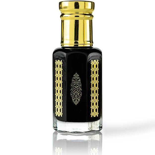 Alshaheen Perfumes Black Musk Essential Oil Bottle Close-Up