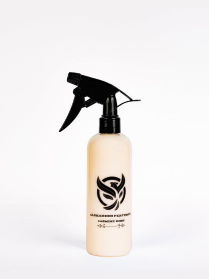Alshaheen Perfumes Jasmine Rose Home Freshener Bottle Close-Up
