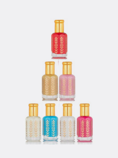 Alshaheen Perfumes 7 Mini Musk Collection Essential Oils 12ML Set