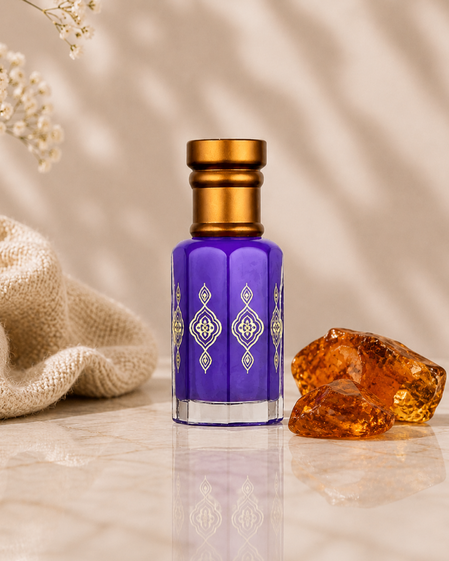 Alshaheen Perfumes Amber Musk Essential Oil Bottle 3ML 6ML 12ML