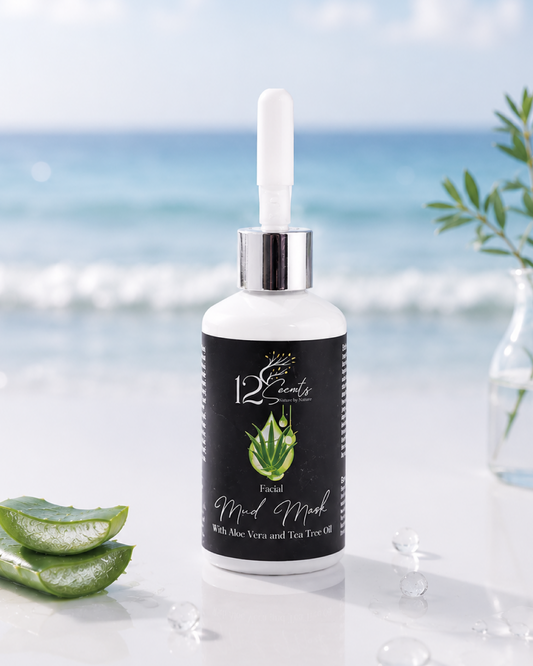 Alshaheen Perfumes Dead Sea Facial Mud Mask Aloe Vera