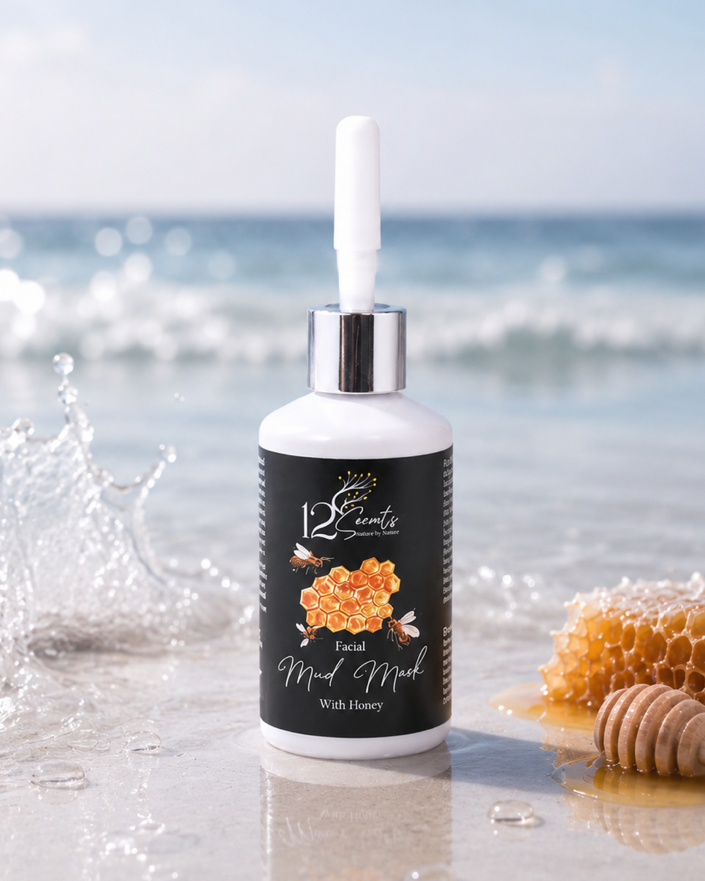 Alshaheen Perfumes Dead Sea Facial Mud Mask Milk Honey
