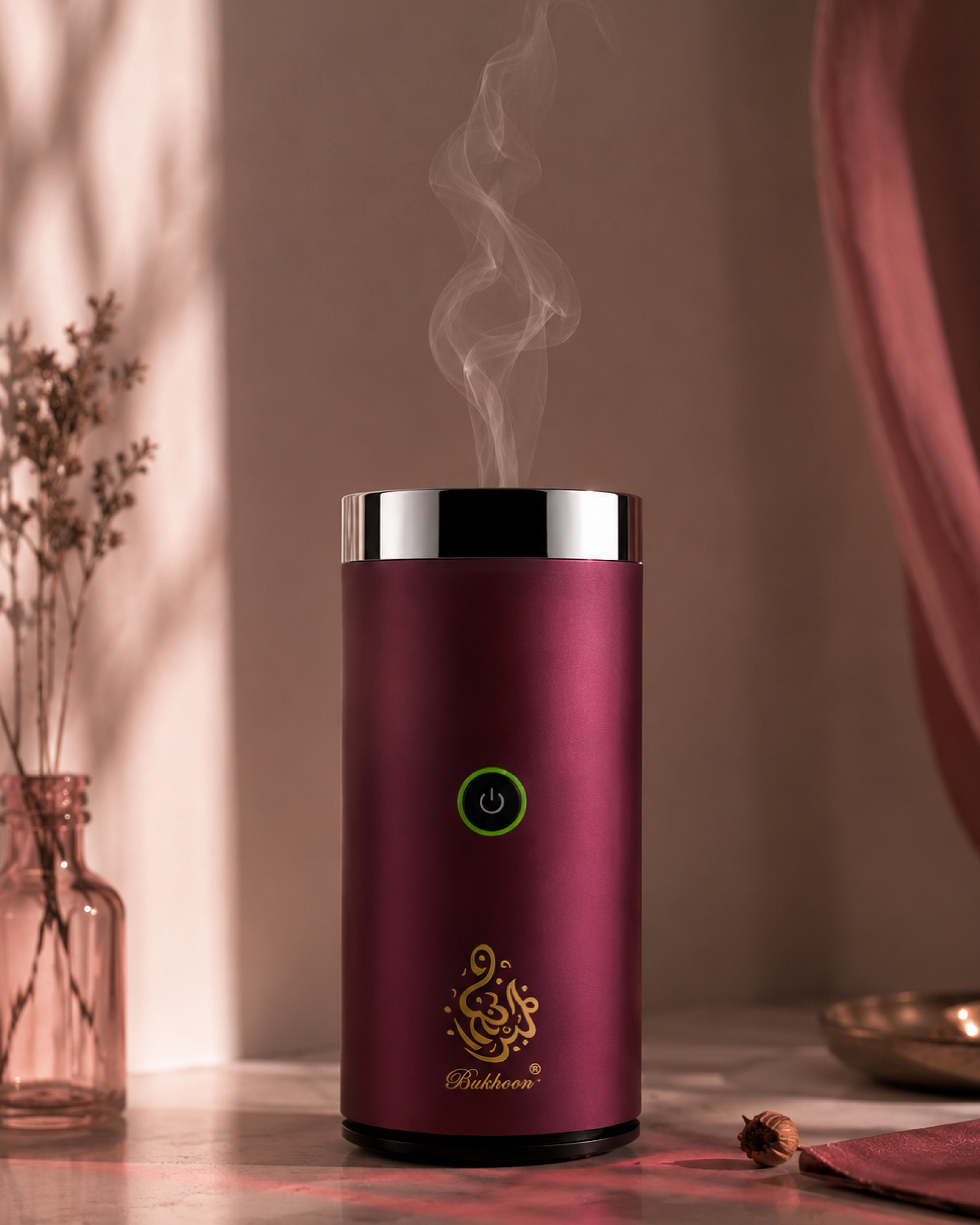 Alshaheen Perfumes Arabic Bukhoor Electric Burner Red
