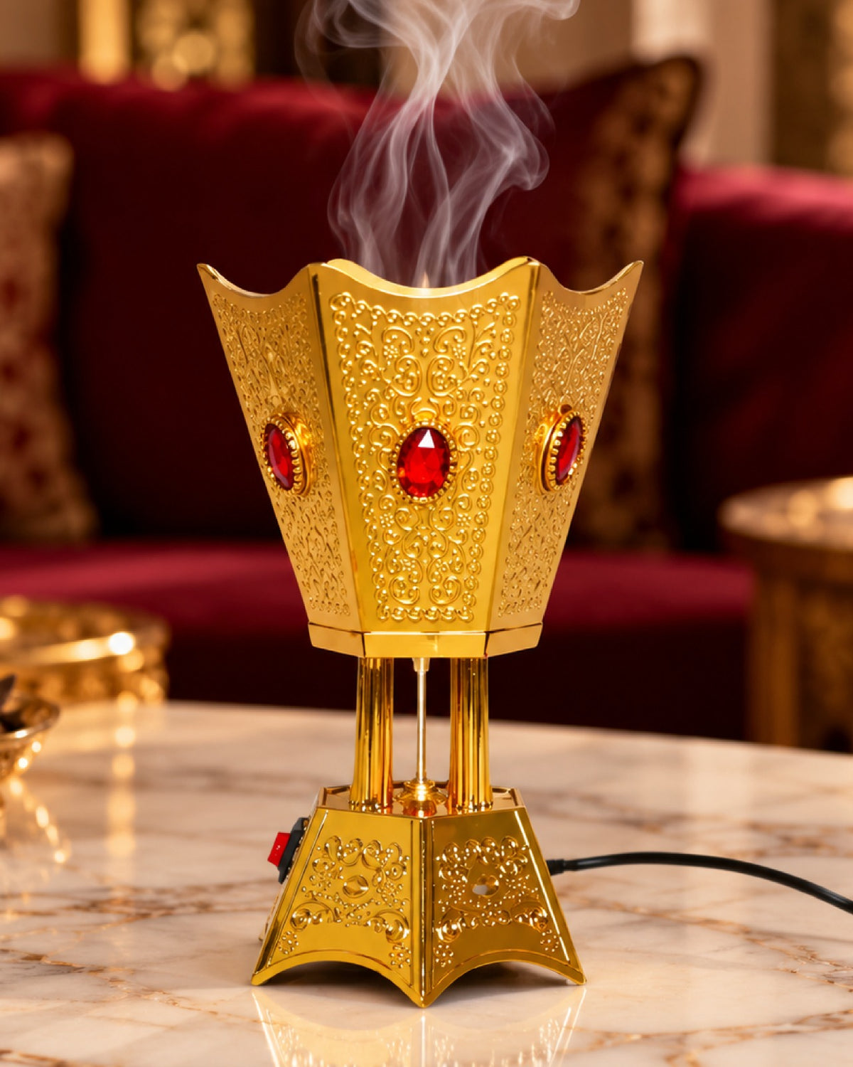Gold Electric Burner