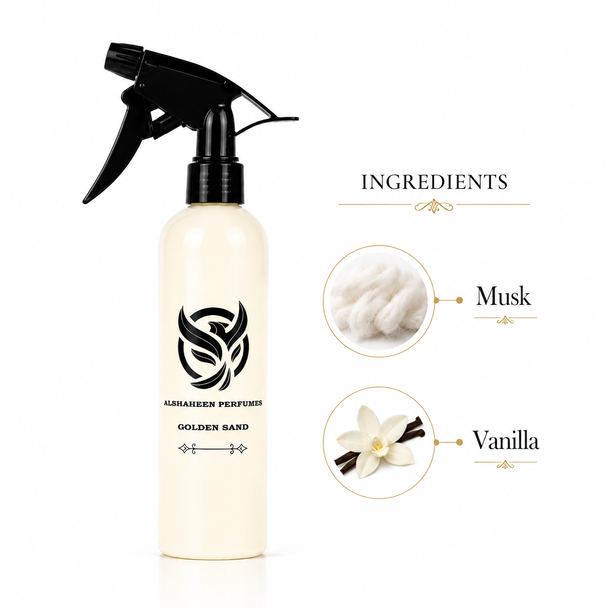 Alshaheen Perfumes Golden Sand Home Freshener 500ML