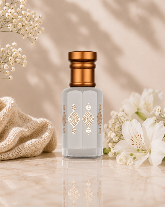 Alshaheen Perfumes Musk Altahara Essential Oil Bottle Close-Up