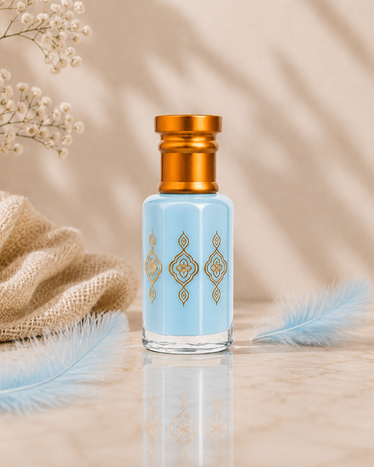 Alshaheen Perfumes Powder Musk Essential Oil Bottle Close-Up