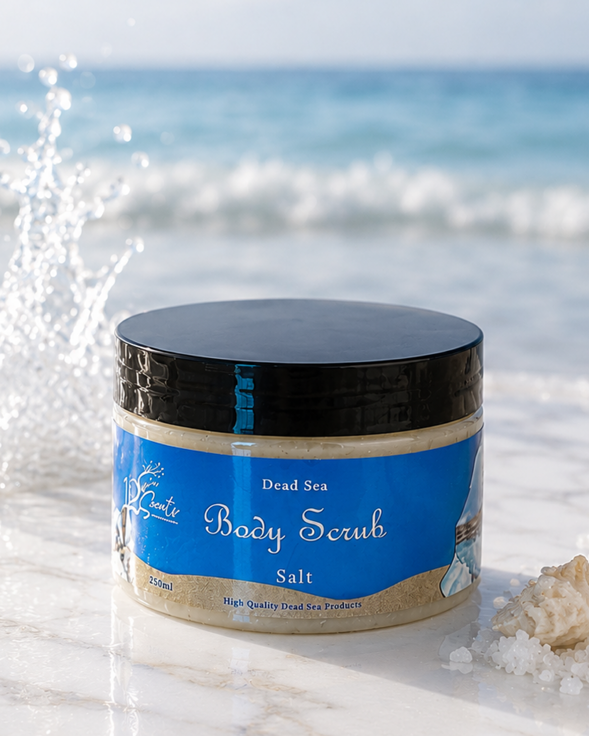 Alshaheen Perfumes Dead Sea Body Scrub Eucalyptus Exfoliant