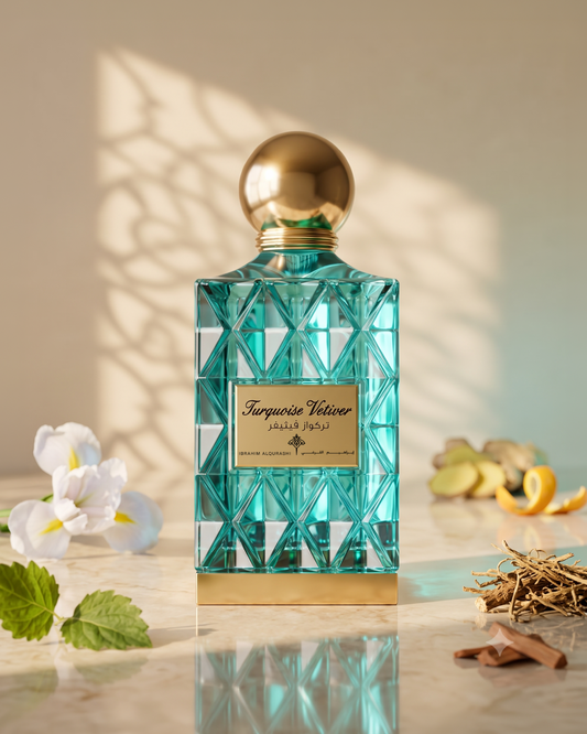 Alshaheen Perfumes Ibrahim Al-Qurashi Turquoise Vetiver 75ml